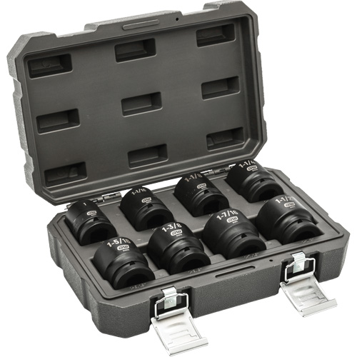 Jeu de douilles SAE &agrave; 6 pans, 8 Mcx, Chocs, Prise de 3/4" Air Extreme Inc.