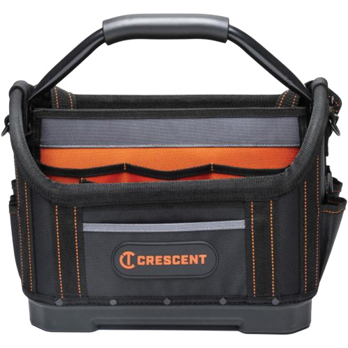 Sac ouvert de 14" pour outils d'ouvrier, 1680 Denier/Polyester, 25 pochettes, Noir/Gris/Orange Air Extreme Inc.