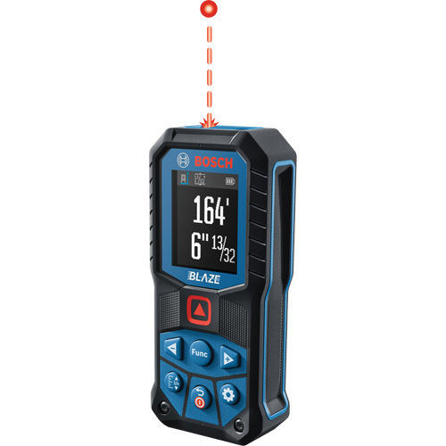 BLAZE Red Beam Laser Measure, 0' - 165' (0 m - 50.2 m) Range, Digital (Electronic) Air Extreme Inc.