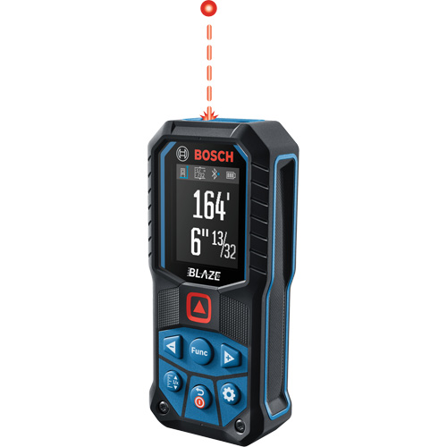 BLAZE Red Beam Laser Measure, 0' - 165' (0 m - 50.2 m) Range, Digital (Electronic) Air Extreme Inc.