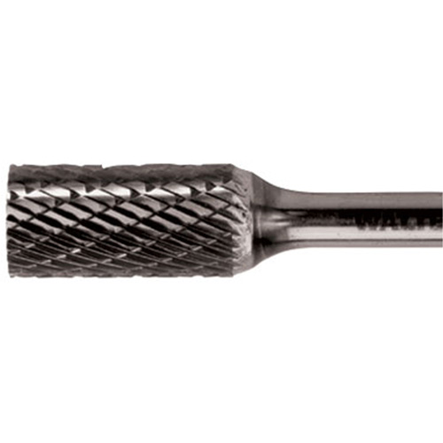 Double Cut Cylindrical Carbide Burr, 1/2" Dia., 1/4" Shank, 1" Depth of Cut Air Extreme Inc.