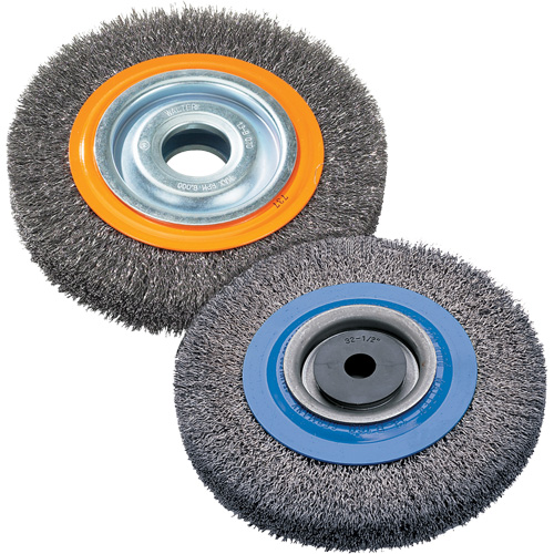 Brosse rotative, 8" dia., Fils 0,118", Arbre 1-1/4" Air Extreme Inc.