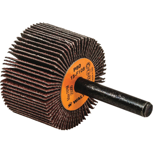 Flap Wheels-Coolcut Flap Wheels, Aluminum Oxide, 80 Grit, 1-1/2" x 1" x 1/4" Air Extreme Inc.
