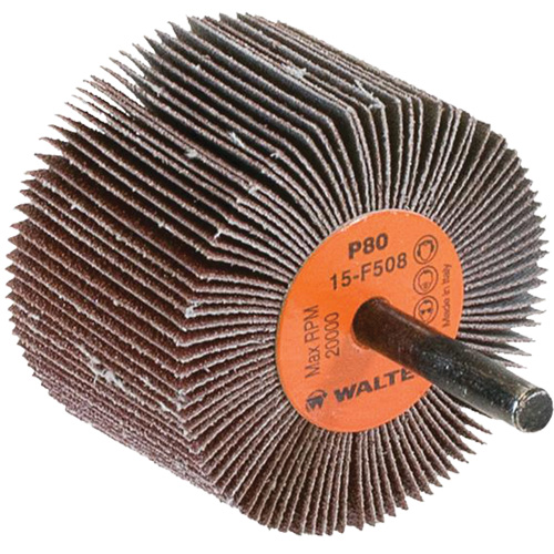 Flap Wheels-Coolcut Flap Wheels, Aluminum Oxide, 80 Grit, 2-1/2" x 1-1/2" x 1/4" Air Extreme Inc.
