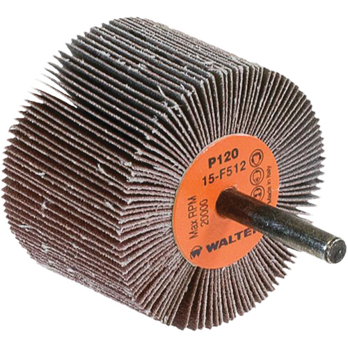 Flap Wheels-Coolcut Flap Wheels, Aluminum Oxide, 120 Grit, 2-1/2" x 1-1/2" x 1/4" Air Extreme Inc.