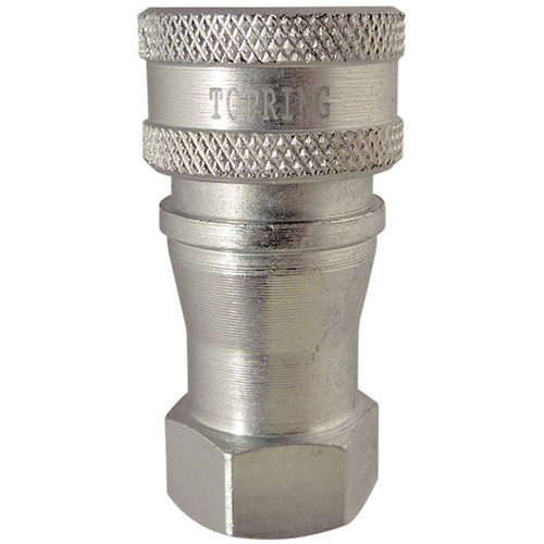 RACCORD HYDRAULIQUE FERMETURE 2 VOIES,1/8NPT,ACI, Laiton/Acier inoxydable Air Extreme Inc.
