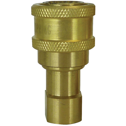 Hydraulic Quick Coupler - Brass Manual Coupler, Brass/Stainless Steel Air Extreme Inc.
