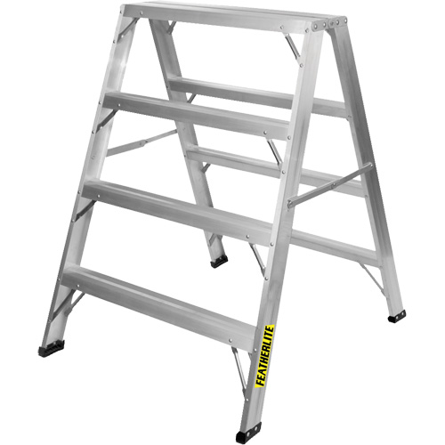Industrial-Duty Sawhorse, 4' H x 34.6875" W x 39.50" D, 300 lbs. Capacity, Aluminum Air Extreme Inc.