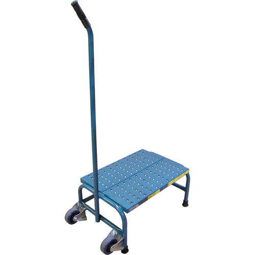 Escabeaux roulants Tilt-N-Roll, 1 marche(s), 16" l x 29" la x 12" h, Capacit&eacute; 300 lb Air Extreme Inc.