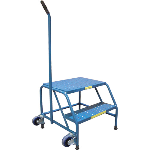 Escabeaux roulants Tilt-N-Roll, 2 marche(s), 24" l x 29" la x 19" h, Capacit&eacute; 300 lb Air Extreme Inc.