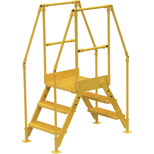 Crossover Ladder, 54-1/2" Overall Span, 30" H x 24" D, 24" Step Width Air Extreme Inc.