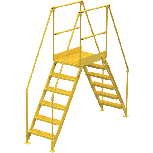 Crossover Ladder, 104" Overall Span, 60" H x 36" D, 24" Step Width Air Extreme Inc.