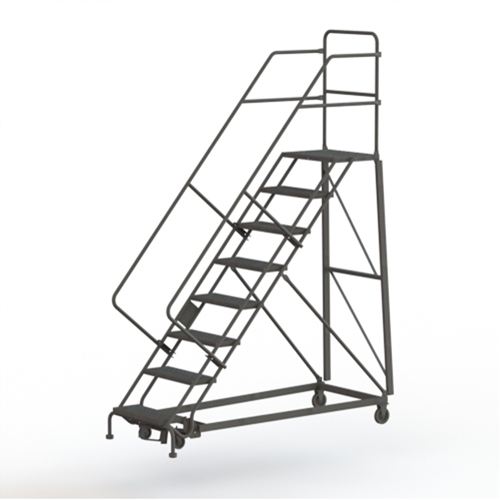 &eacute;chelles robustes en angle de s&eacute;curit&eacute;, 8 marches, Stri&eacute;, Inclinaison 50°, Hauteur 80" Air Extreme Inc.