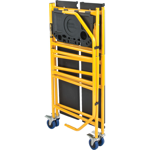 nsemble d'&eacute;chafaudage &agrave; montant de s&eacute;curit&eacute; & tablette pour outils de 4' Jobsite Series, Cadre Acier, 49-1/2" p x 57-3/4" h Air Extreme Inc.