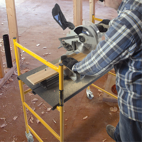 Ensemble de petit &eacute;chafaudage de base de 4' Jobsite Series, Cadre Acier, 41" p x 45-3/4" h Air Extreme Inc.
