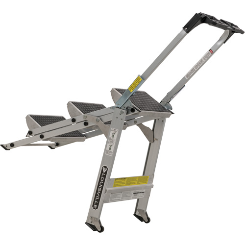 &eacute;chelle escabeau avec roues pivotantes, 3 marches, 34" x 22" x Hauteur 50,75" Air Extreme Inc.