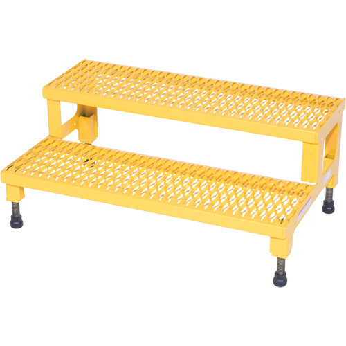 Adjustable Step-Mate Stand, 2 Step(s), 36-3/16" W x 22-7/8" L x 15-1/4" H, 500 lbs. Capacity Air Extreme Inc.