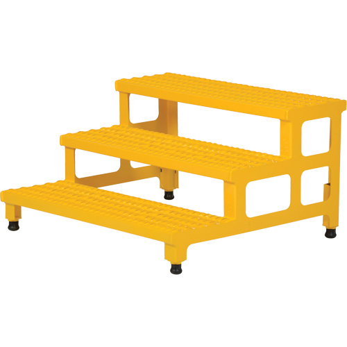 Adjustable Step-Mate Stand, 3 Step(s), 36-3/16" W x 33-7/8" L x 22-1/4" H, 500 lbs. Capacity Air Extreme Inc.