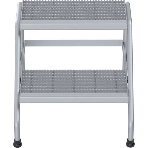 Aluminum Step Stand, 2 Step(s), 22-13/16" W x 24-9/16" L x 20" H, 500 lbs. Capacity Air Extreme Inc.