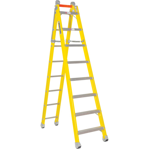Step to Straight Ladder, 13.8', Fibreglass, 375 lbs., CSA Grade 1AA Air Extreme Inc.