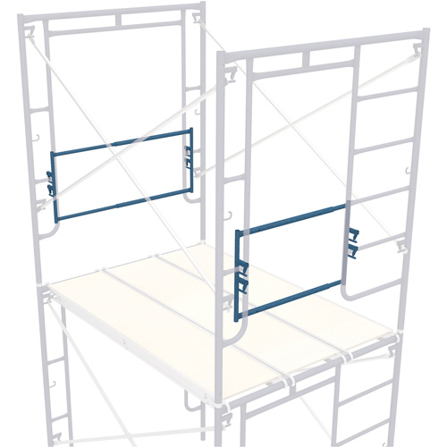 Adjustable End-Stop Scaffolding Guardrail, Guard Rail, 21" H Air Extreme Inc.