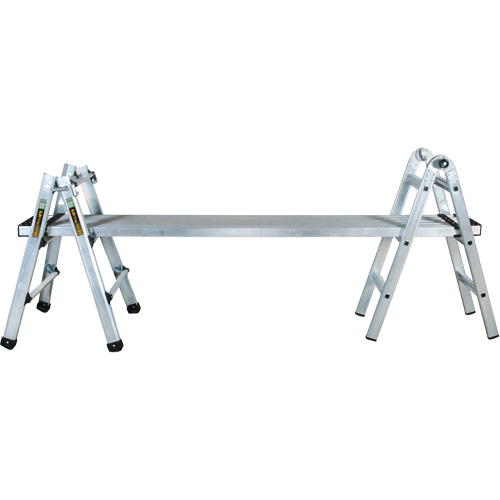 Telescoping Multi-Position Ladder, 2.916' - 9.75', Aluminum, 300 lbs., CSA Grade 1A Air Extreme Inc.