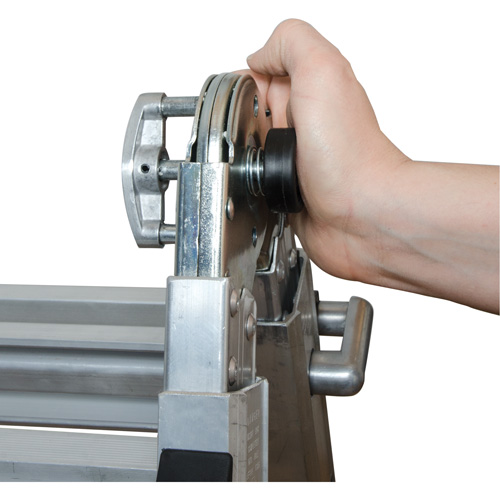 Telescoping Multi-Position Ladder, 2.916' - 9.75', Aluminum, 300 lbs., CSA Grade 1A Air Extreme Inc.