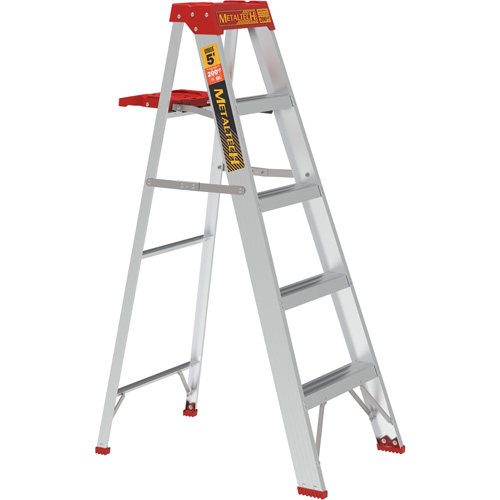 Step Ladder with Paint Tray, 5', Aluminum, 200 lbs. Capacity, Type 3 Air Extreme Inc.