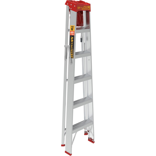 Step Ladder with Paint Tray, 6', Aluminum, 200 lbs. Capacity, Type 3 Air Extreme Inc.