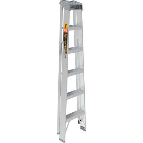 Step Ladder, 6', Aluminum, 225 lbs. Capacity, Type 2 Air Extreme Inc.