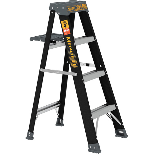 Step Ladder with Paint Tray, 4', Fibreglass, 250 lbs. Capacity, Type 1 Air Extreme Inc.