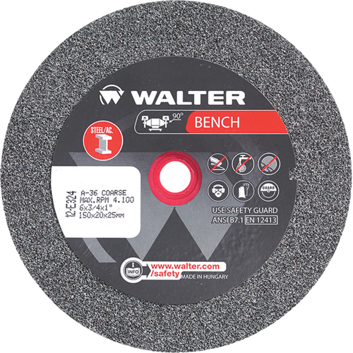 Bench Grinding Wheels, 6" x 3/4", 1" Arbor, 1 Air Extreme Inc.