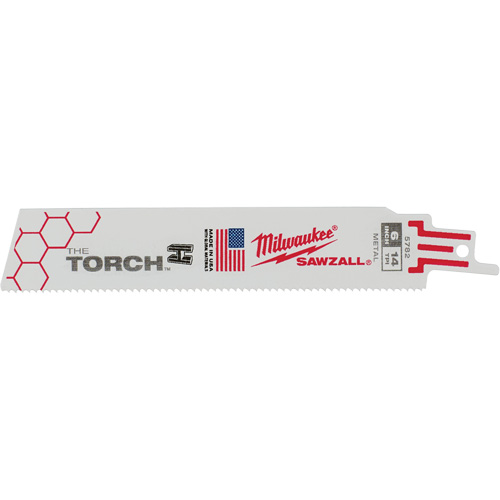 Lames The Torch Sawzall, Bim&eacute;tal, 14 Dents par pouce, 6" lo x 1" la Air Extreme Inc.