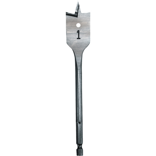 Flat Boring Bit, 1" Diameter, 1/4" Hex Shank, 6" Length Air Extreme Inc.