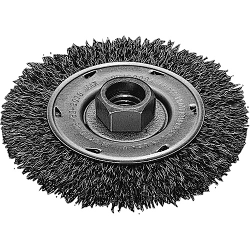 Twist Know Wire Wheel, 4" Dia., 0.02" Fill, 5/8"-11 Arbor, Stainless Steel Air Extreme Inc.