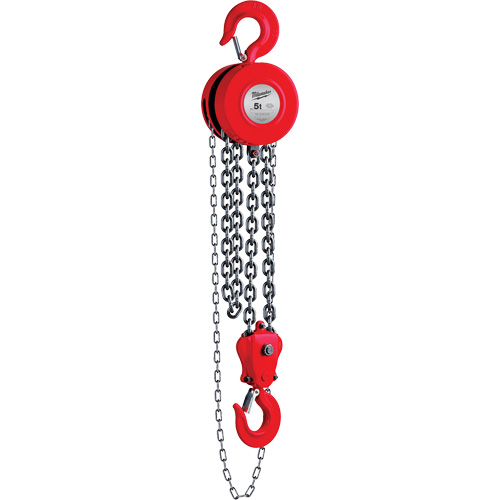 Chain Hoist, 8' Lift, 11023 lbs. (5 tons) Capacity Air Extreme Inc.