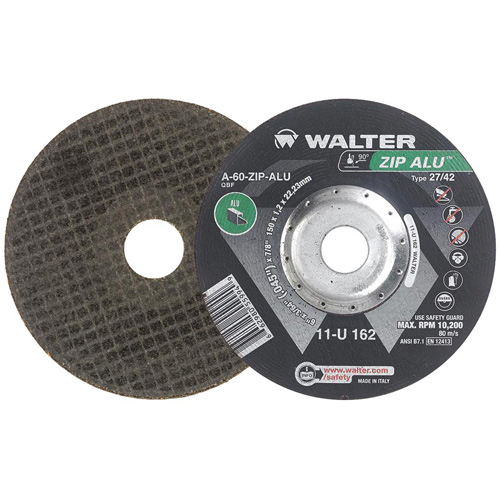 Zip Alu Cut-Off Wheel, 6" x 3/64", 7/8" Arbor, Type 27, Aluminum Oxide, 10200 RPM Air Extreme Inc.