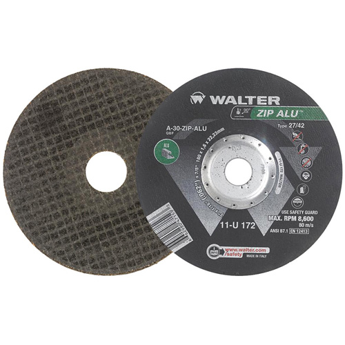 Zip Alu Cut-Off Wheel, 7" x 1/16", 7/8" Arbor, Type 27, Aluminum Oxide, 8600 RPM Air Extreme Inc.