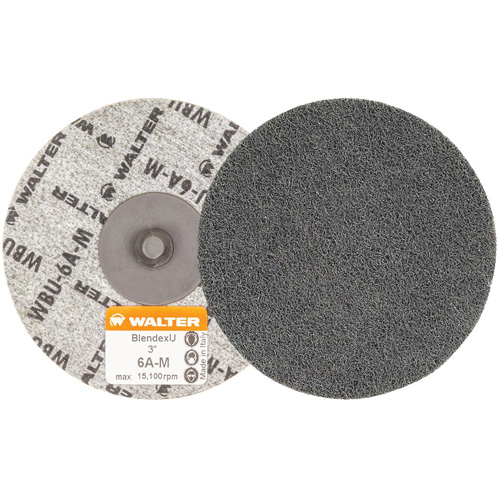 Twist Blendex U Discs, 3" Dia., Medium Grit, Aluminum Oxide Air Extreme Inc.