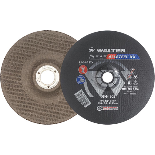 Allsteel XX Depressed Centre Grinding Wheels, 9" x 1/8", 7/8" Arbor, Type 27 Air Extreme Inc.