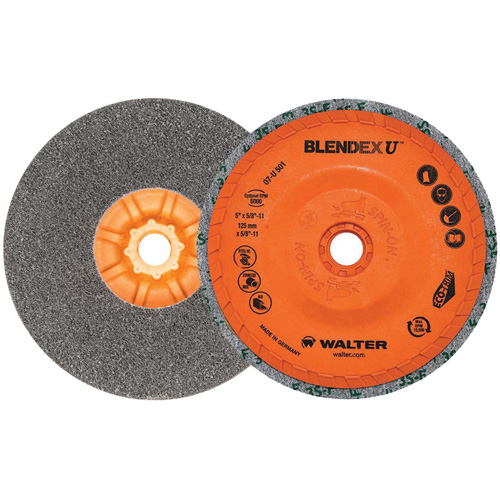 Blendex U Finishing Cup Disc, 5" Dia., Fine Grit, Silicon Carbide Air Extreme Inc.