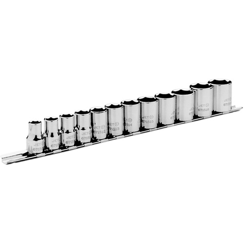 Metric Socket Set, 12 Pcs, 3/8" Drive Size Air Extreme Inc.