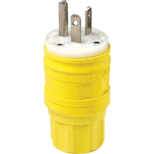 Wetguard Watertight Straight Blade Plug, Plastic, 20 A, 250 V Air Extreme Inc.