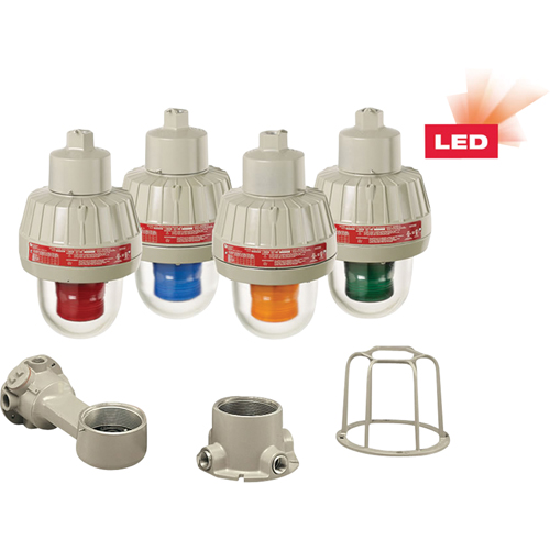 Explosion-Proof LED Warning Lights With XLT Technology, Continuous/Flashing, Green Air Extreme Inc.