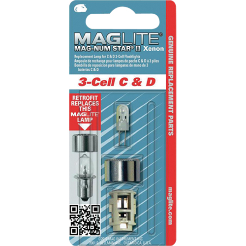 Ampoule de rechange pour lampe de poche &agrave; 3 piles C & D Air Extreme Inc.
