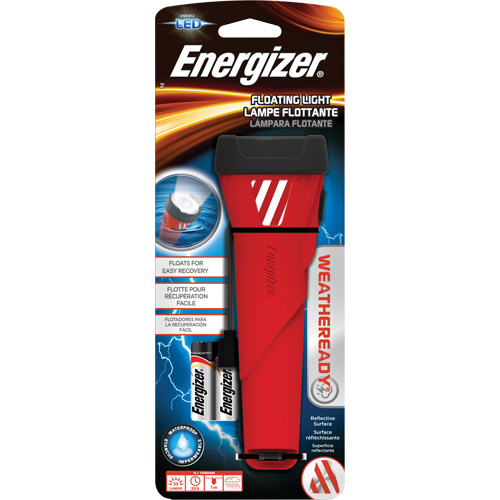 Weatheready&reg; Floating Flashlight, LED, 55 Lumens, AA Batteries Air Extreme Inc.
