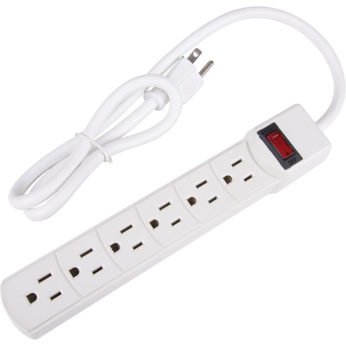 Limiteur de surtension, 6 Prises, 200 J, 1875 W, Cordon 3' Air Extreme Inc.