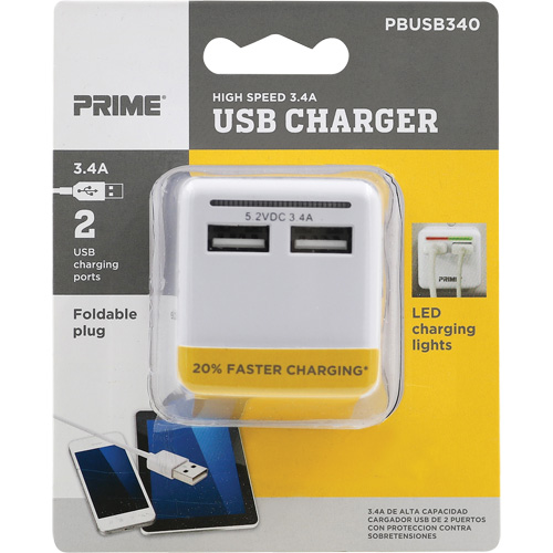 Chargeur USB Prime haute vitesse Air Extreme Inc.