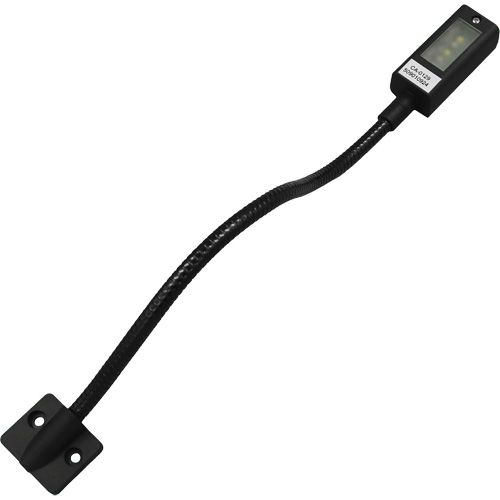 LED Gooseneck Maplight, 1 W, LED, 12" Neck, Black Air Extreme Inc.