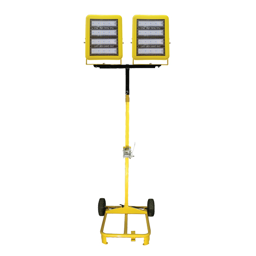 Chariot d'&eacute;clairage &agrave; deux t&ecirc;tes avec treuil, DEL, 400 W, 60 000 lumens, Boîtier en Aluminium Air Extreme Inc.